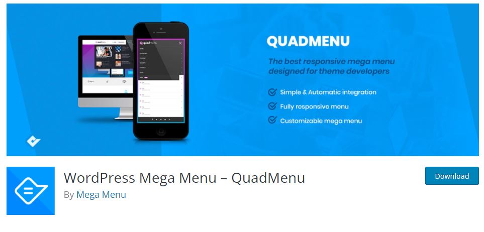 WordPress Mega Menu – QuadMenu