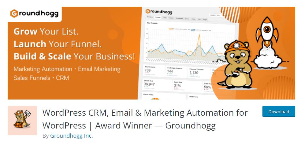 WordPress CRM, Email & Marketing Automation for WordPress