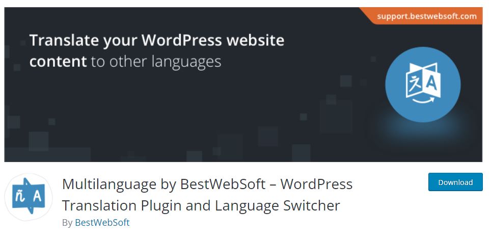 Multilanguage by BestWebSoft