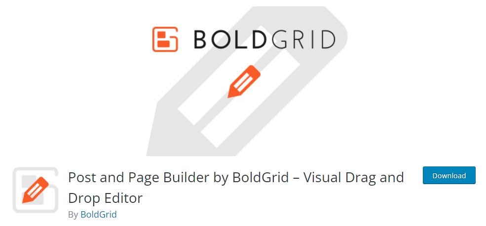 Post and Page Builder by Boldgrid