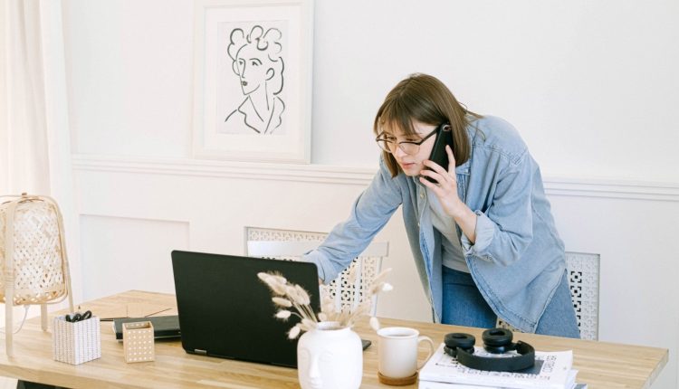 Woman on the phone